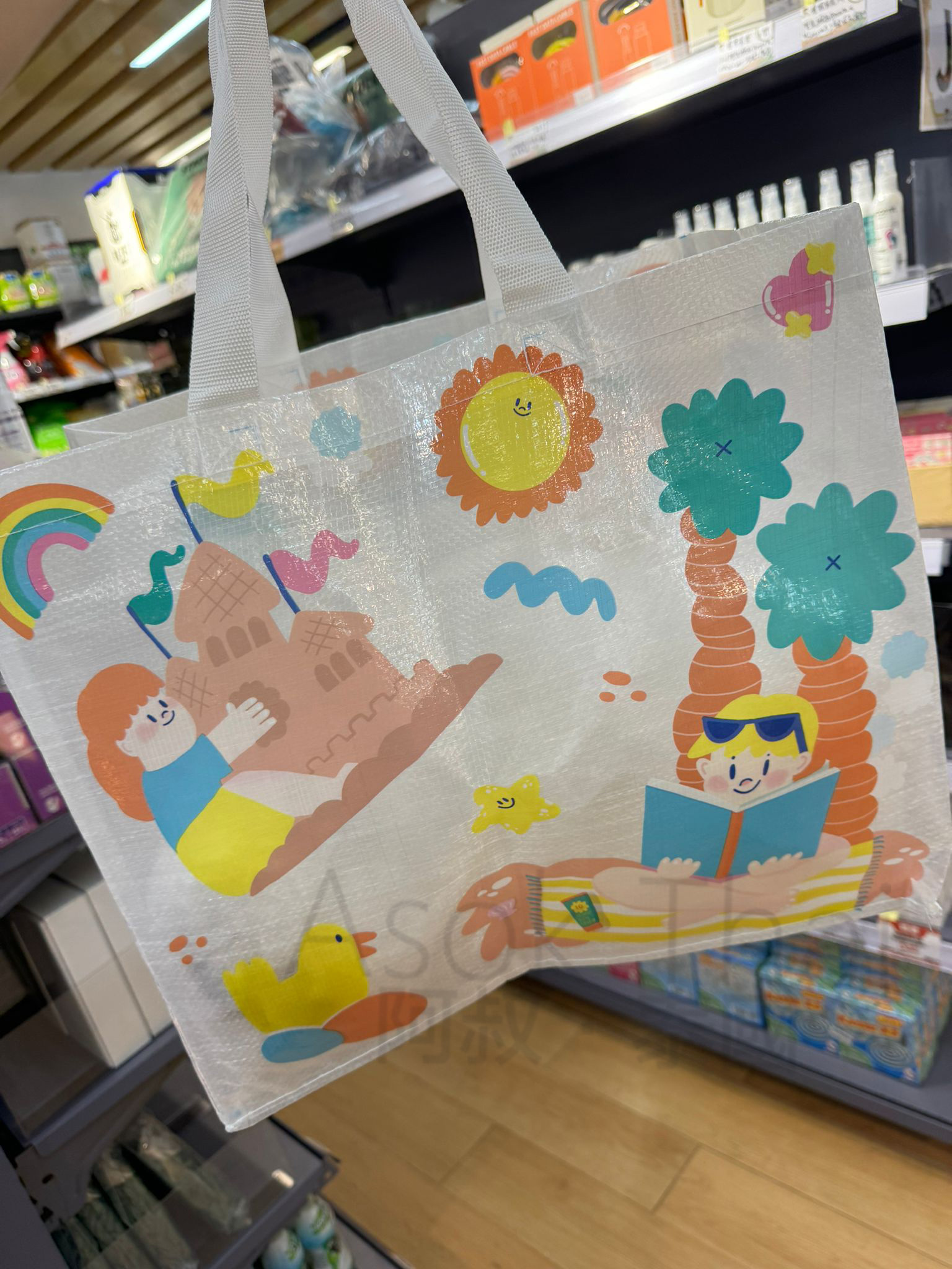 網店優惠$9.9泰國原創卡通環保袋 一個