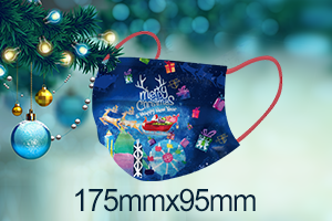 【奇妙聖誕系列】成人三層防護口罩 二十片 獨立包裝 (多項證書認證/信心保證)
