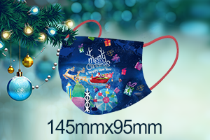 【奇妙聖誕系列】兒童三層防護口罩 二十片 獨立包裝 (多項證書認證/信心保證)