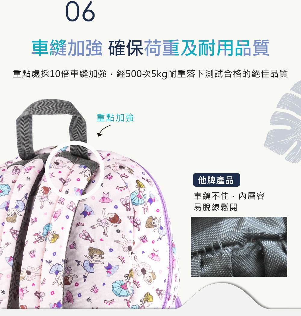 HUGGER兒童背包10倍加強車縫牢不可破