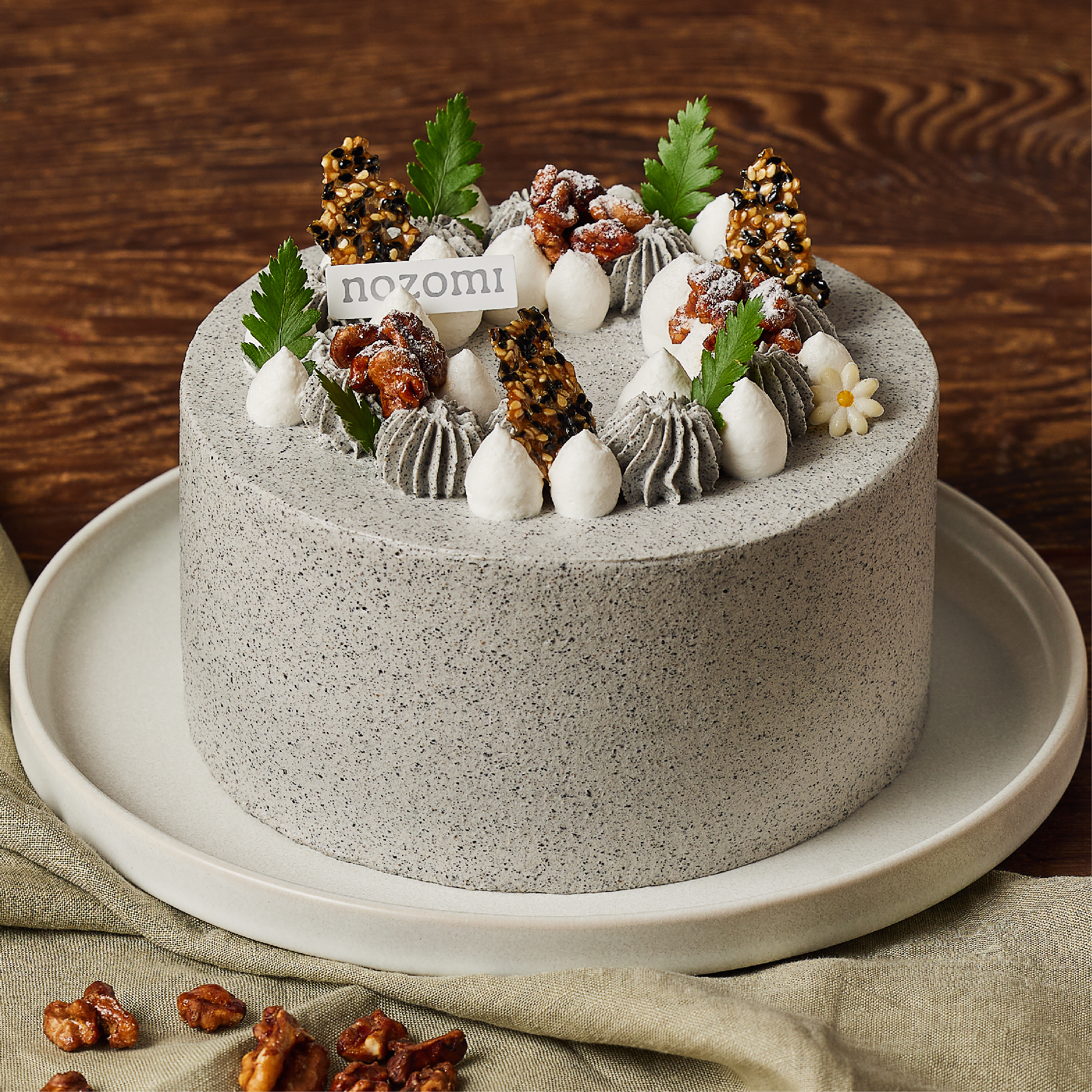 【冷凍宅配】六吋豆奶芝麻香緹