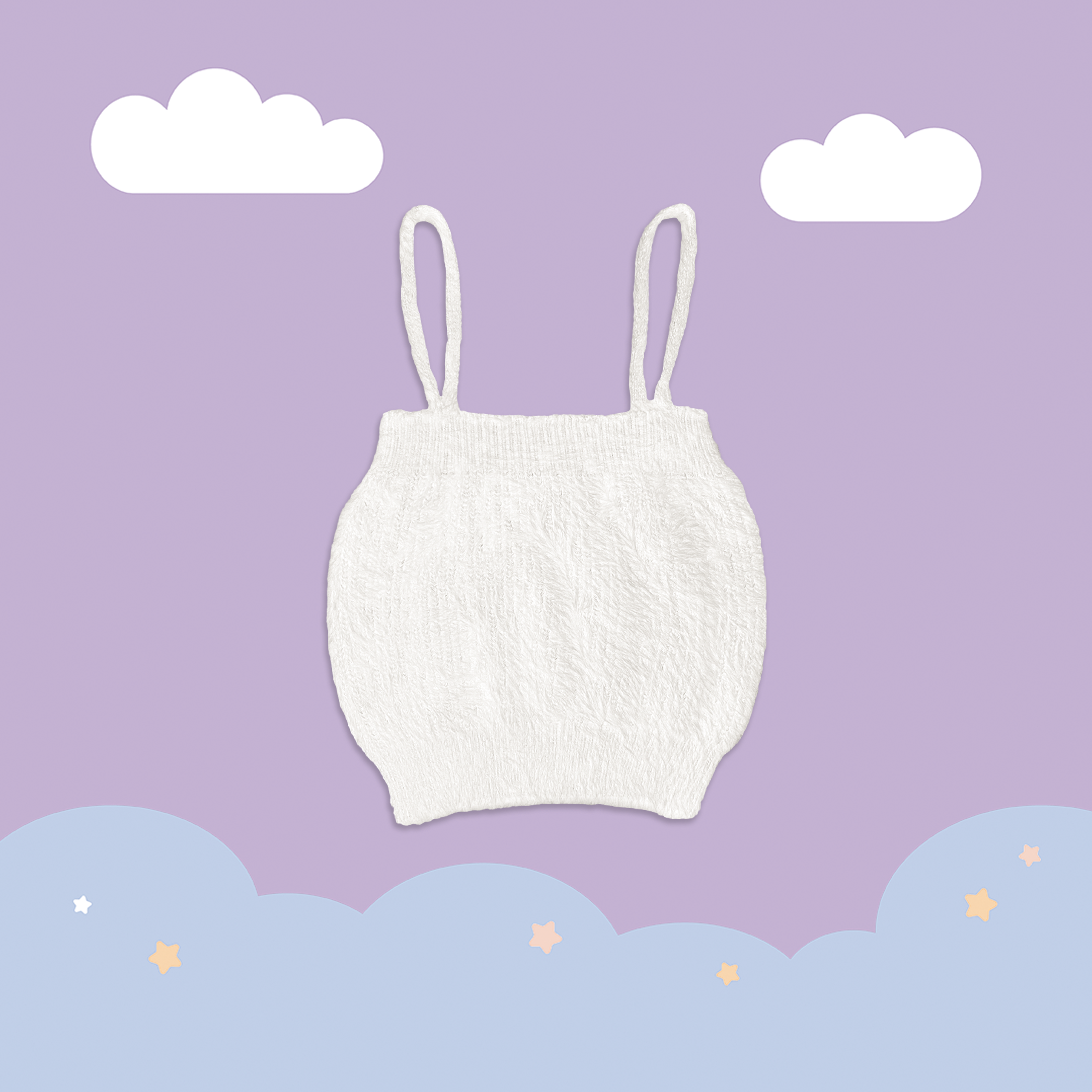 こ♡こ 毛茸茸罩衫背心兩件套組