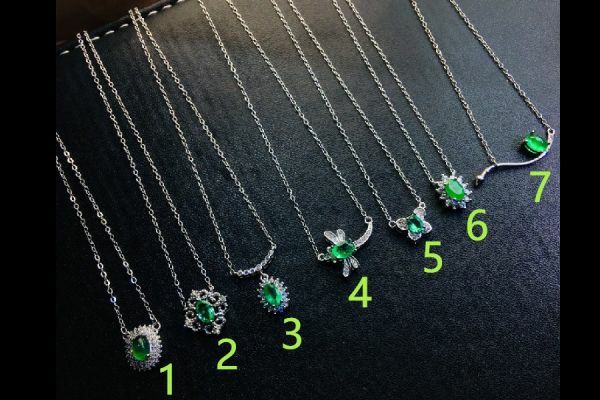 經典款祖母綠 項鍊