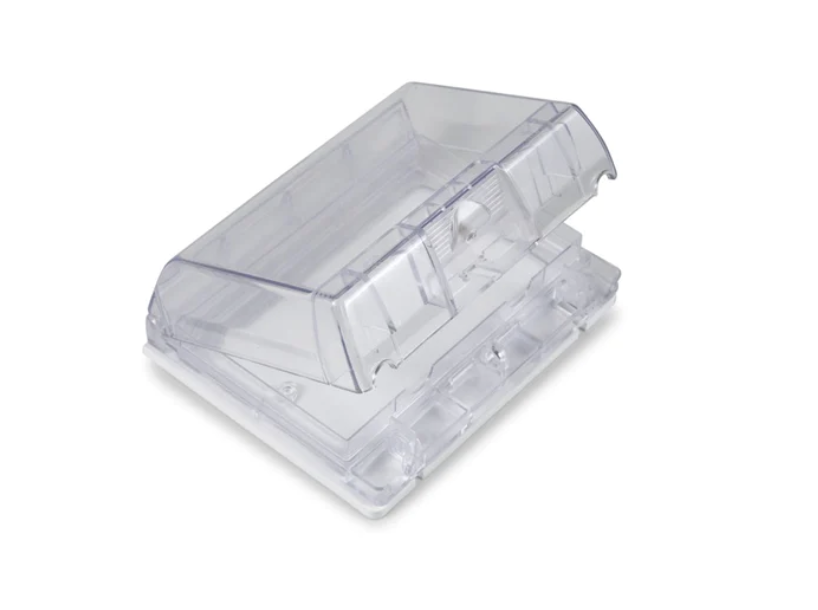 豐葉牌 厚身孖位透明防水蓋