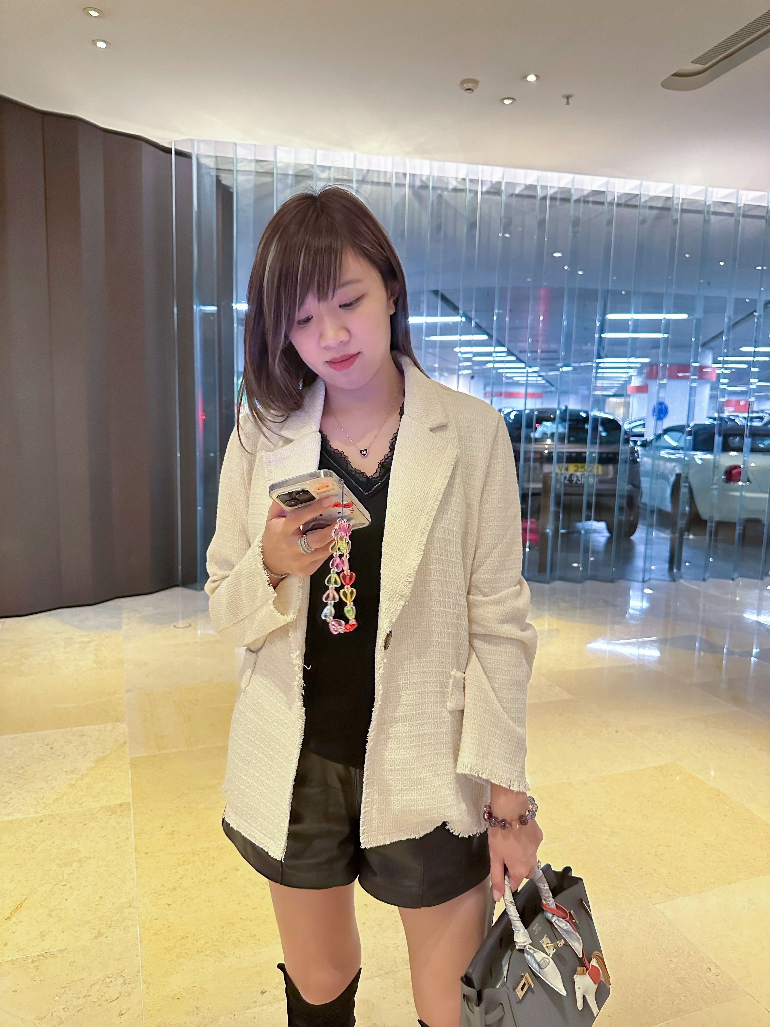 Giorgia and johns 米白色 薄款西裝外套 -T