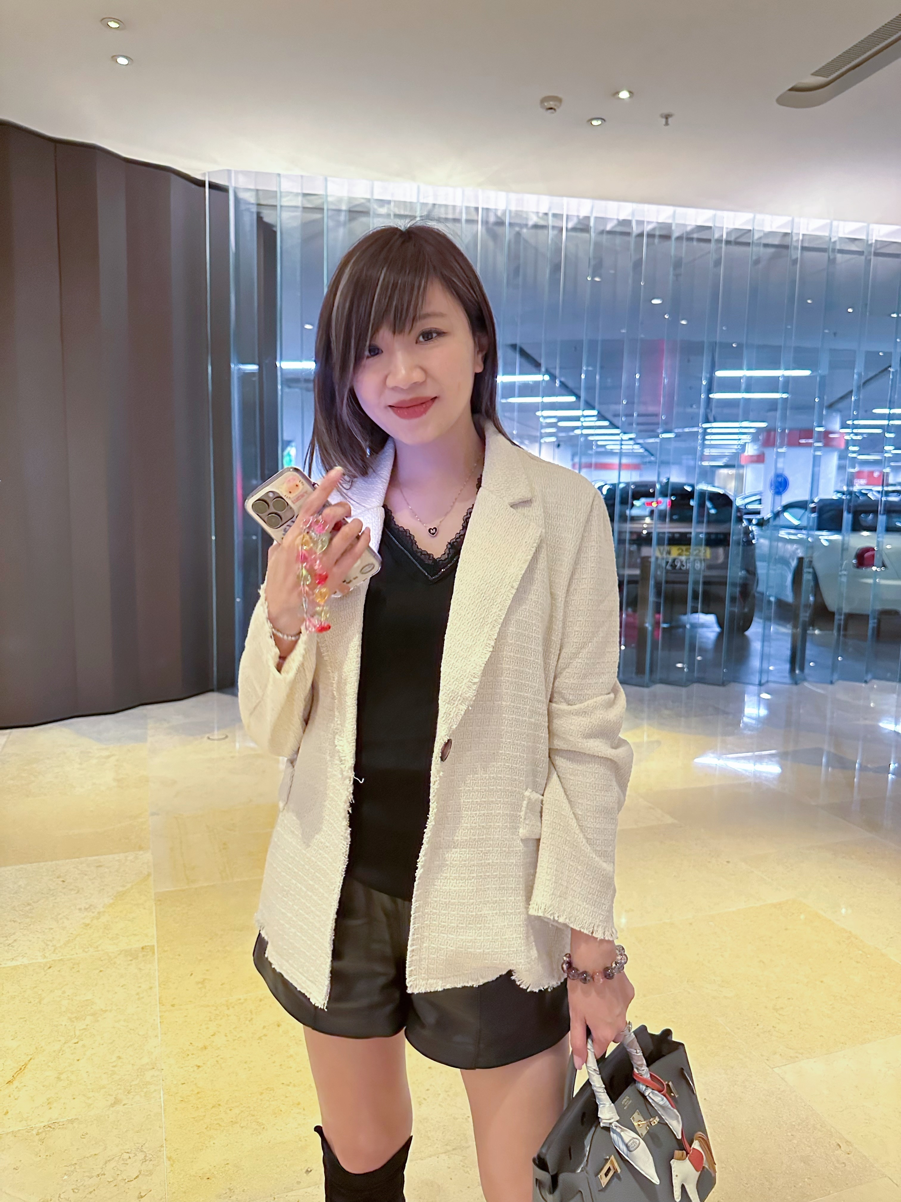 Giorgia and johns 米白色 薄款西裝外套 -T