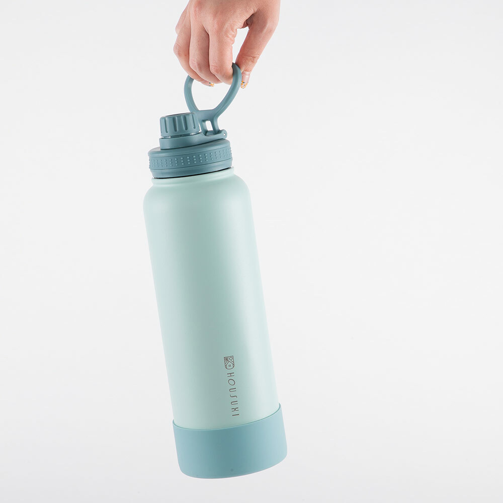 【HOUSUXI】雙蓋組大容量保冷保溫瓶-2款-1200ml