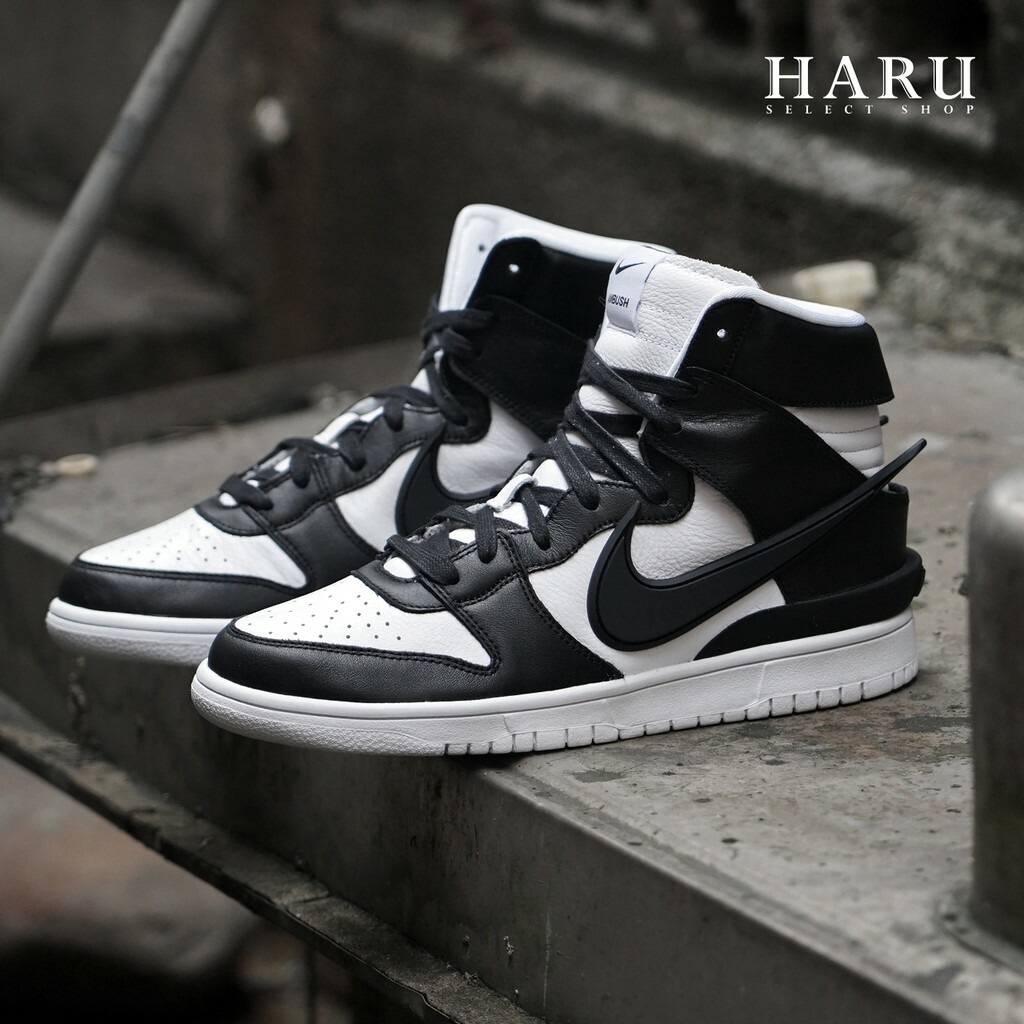 HAru AMBUSH x NIKE DUNK HIGH 聯名款黑白CU7544-001