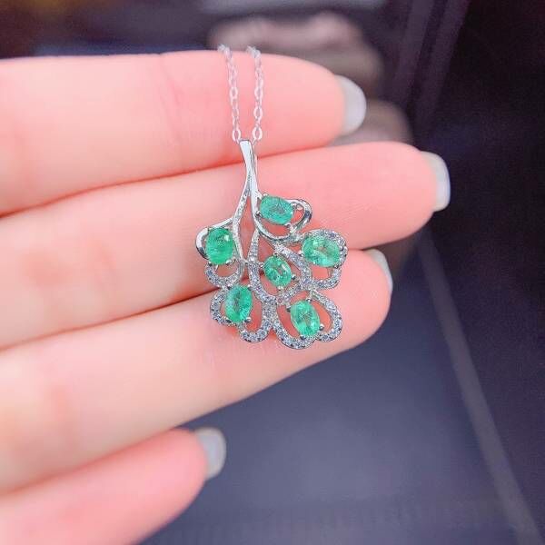 純天然祖母綠 吊墜