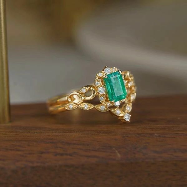 純天然哥倫比亞祖母綠 戒指