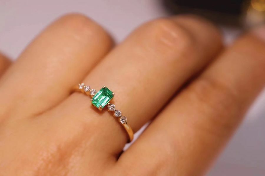 純天然哥倫比亞祖母綠 戒指