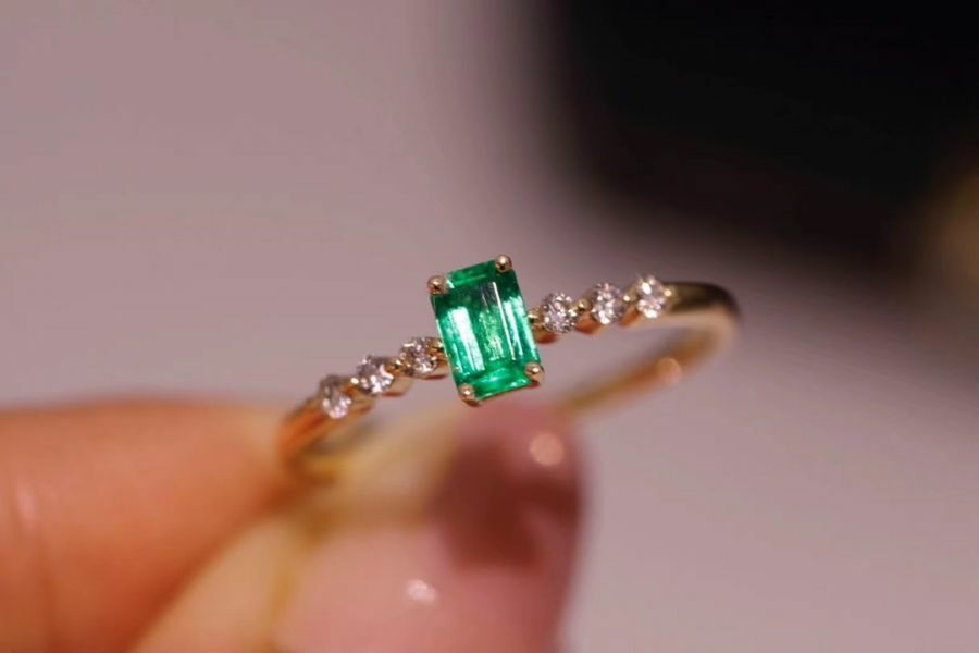 純天然哥倫比亞祖母綠 戒指