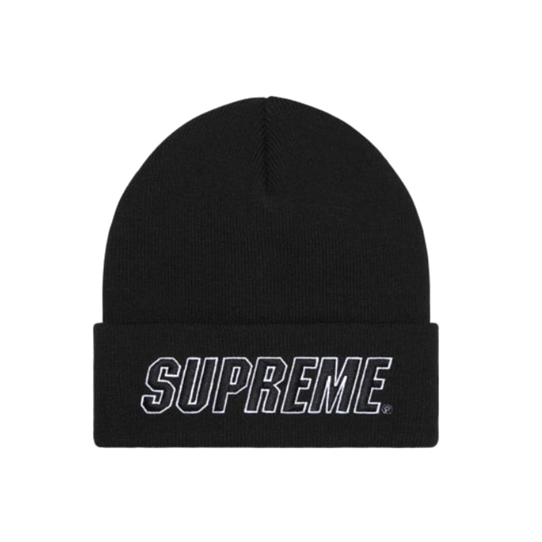 Supreme 23FW Slanted Logo Beanie 毛帽| FLOMMARKET