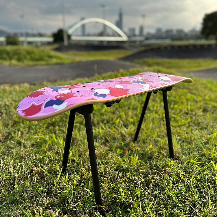 CRAFTZY 折疊滑板椅 （櫻花）