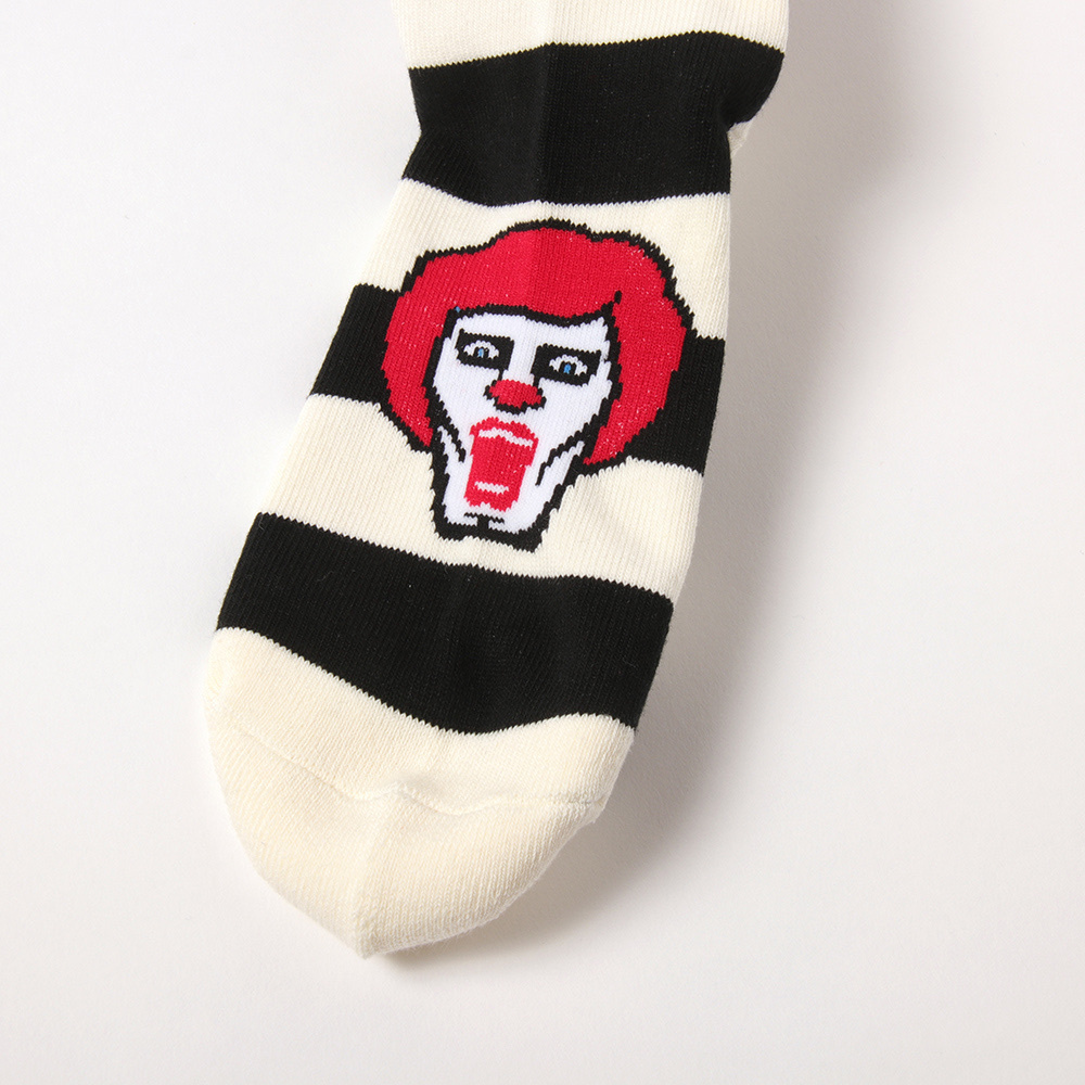 預訂2024/2月 PUNK DRUNKERSあいつピエロボーダーソックス⚠️⚠️熱賣款‼️落單前請先PM查詢貨源