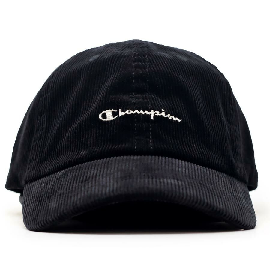 中性-HY燈芯絨刺繡棒球帽-黑（381-0083-BLACK）