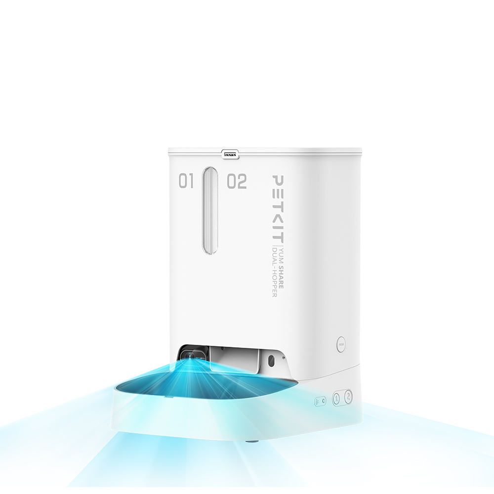 雙子星智能寵物餵食器攝影版