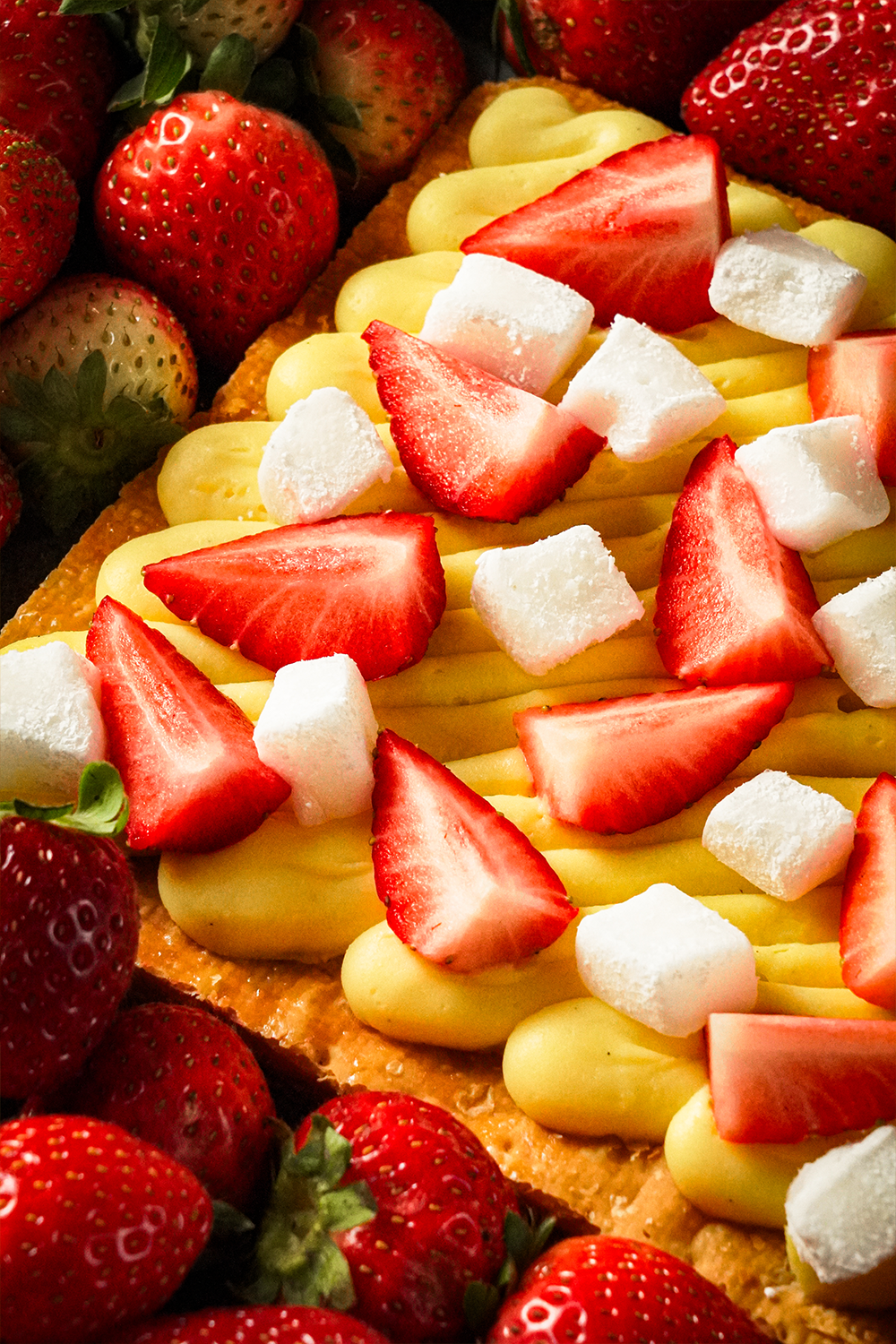 『 草莓麻糬 』 網格拿破崙 (15 & 20cm)