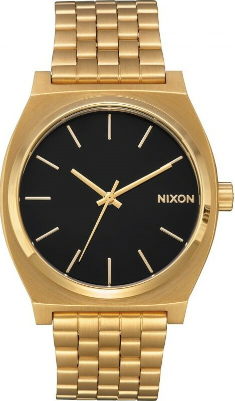 萬年鐘錶 - NIXON 尼克森  衝浪錶  Time Teller  全金色黑面簡約時尚男錶  A045-2042  錶徑37MM