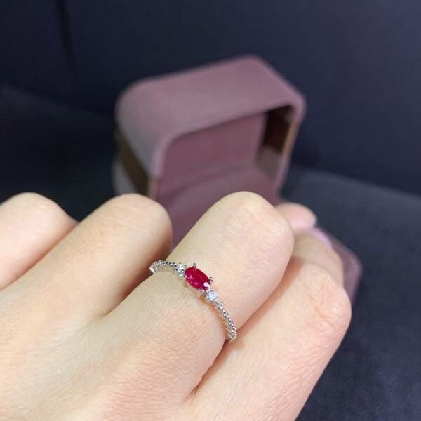 (11.24U)高品質緬甸新燒紅寶石 戒指