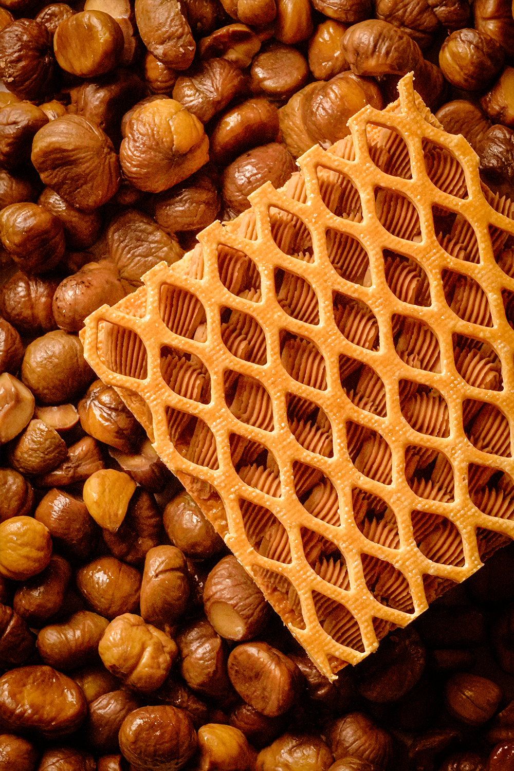 『 栗子麻糬 』 網格拿破崙 (15 & 20cm)