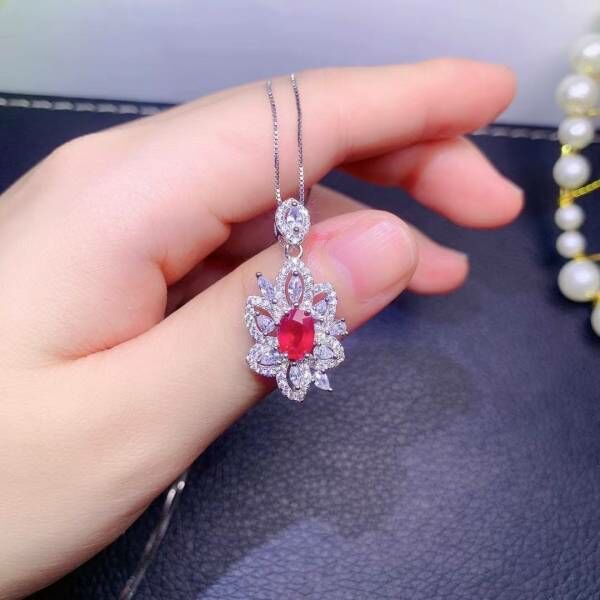 (11.24Y)高品質緬甸新燒紅寶石 吊墜