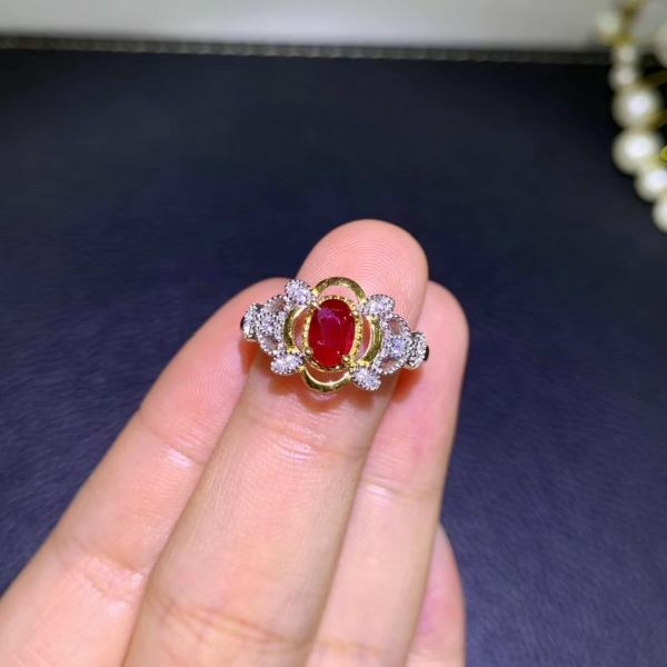 (11.24Y)高品質新燒緬甸紅寶石 戒指