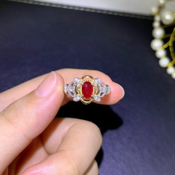 (11.24Y)高品質新燒緬甸紅寶石 戒指