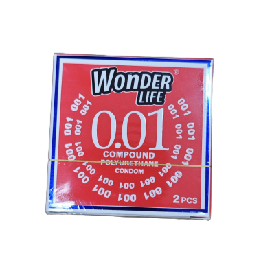 活色生香 0.01 超潤滑 2 片裝 PU 安全套