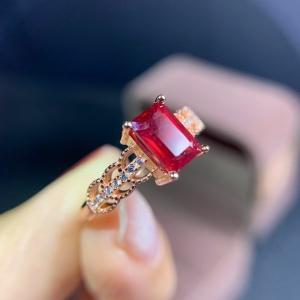 (11.24Y)高品質緬甸新燒紅寶石 戒指