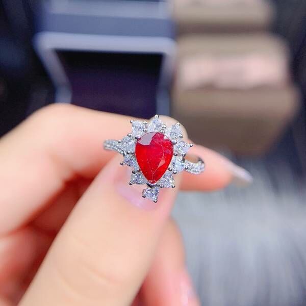 (11.24T)高品質新燒緬甸紅寶石 戒指