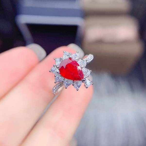 (11.24T)高品質新燒緬甸紅寶石 戒指