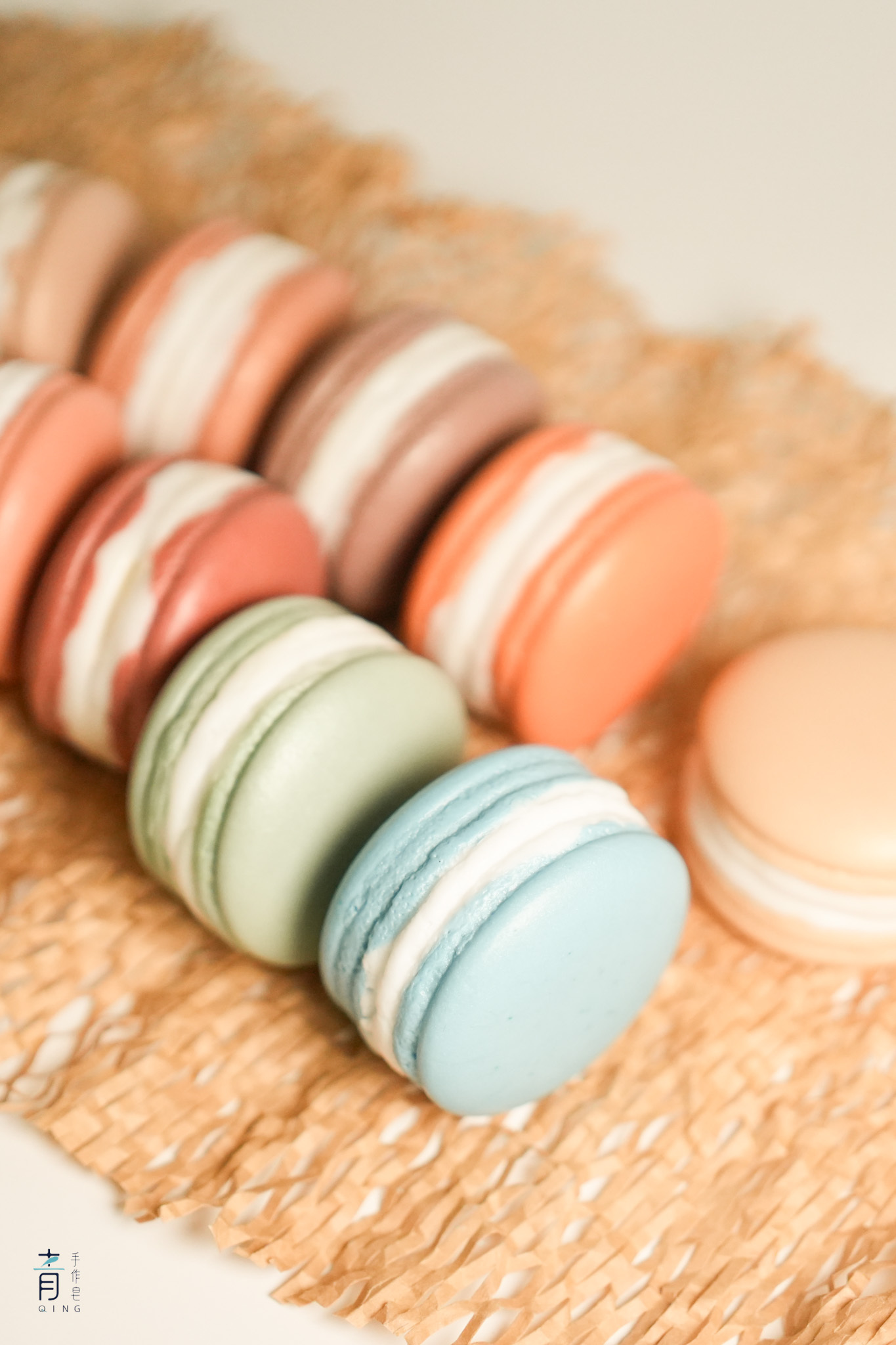 【 青手作 】馬卡龍造型洗手皂10入| 禮盒 | 交換禮物|送禮