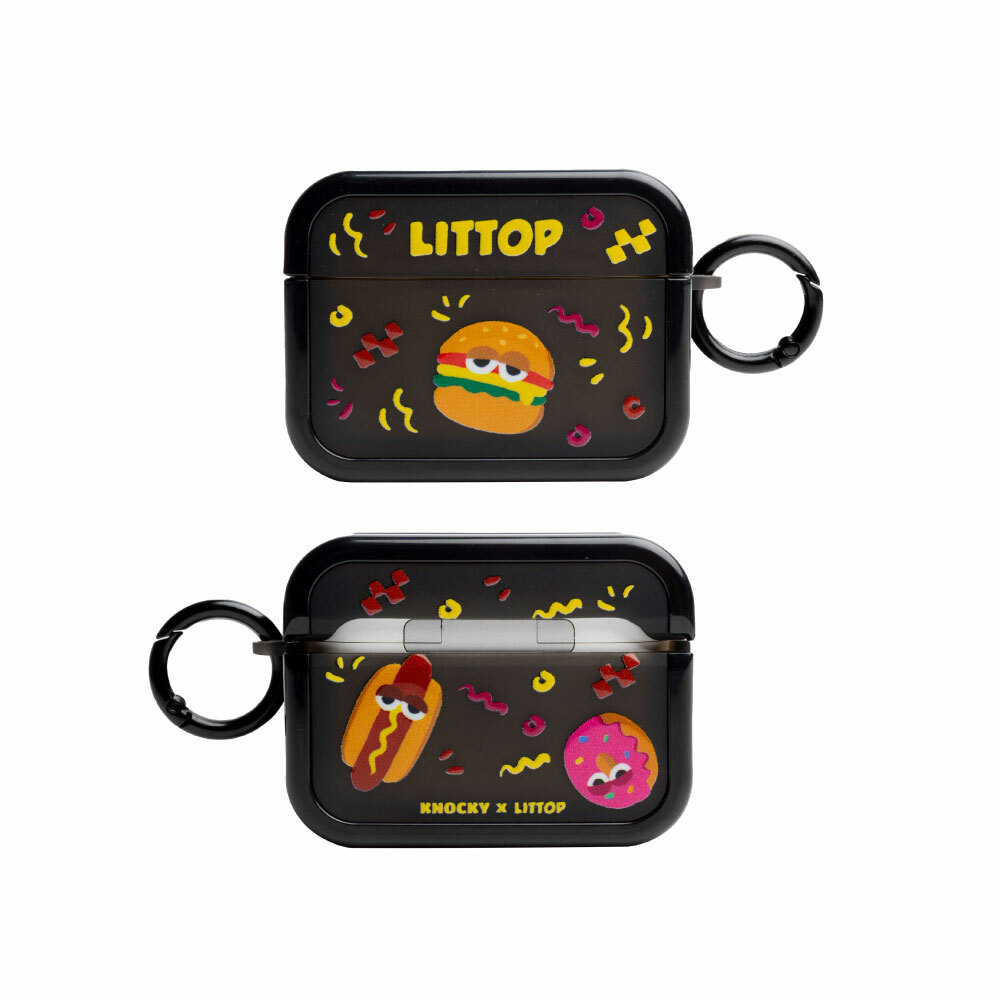 【Knocky x 日頭LITTOP】『美式食物派對』AirPods(Pro)系列 保護殼