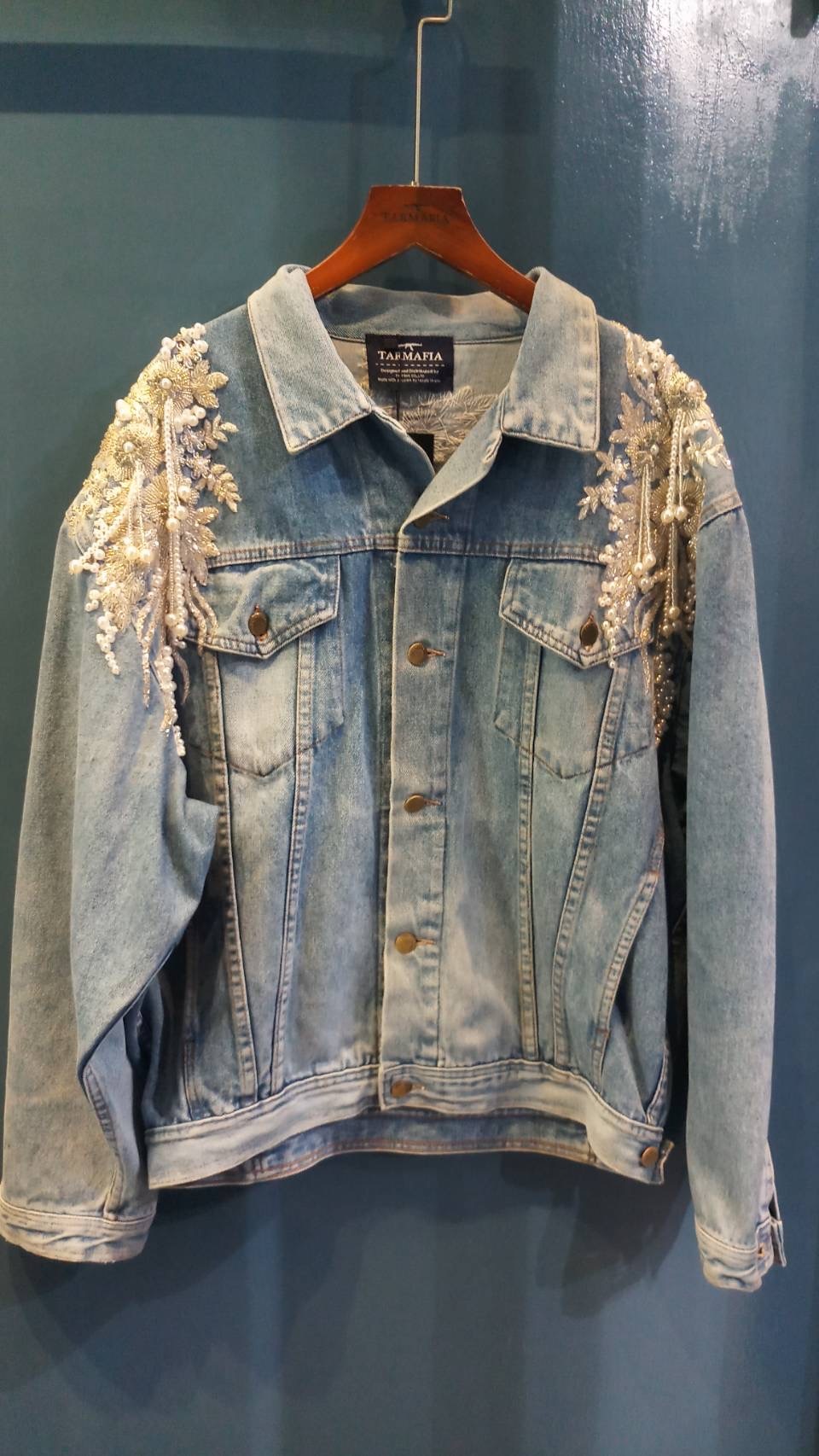 泰國人手製造 珍珠流蘇 外套  -M