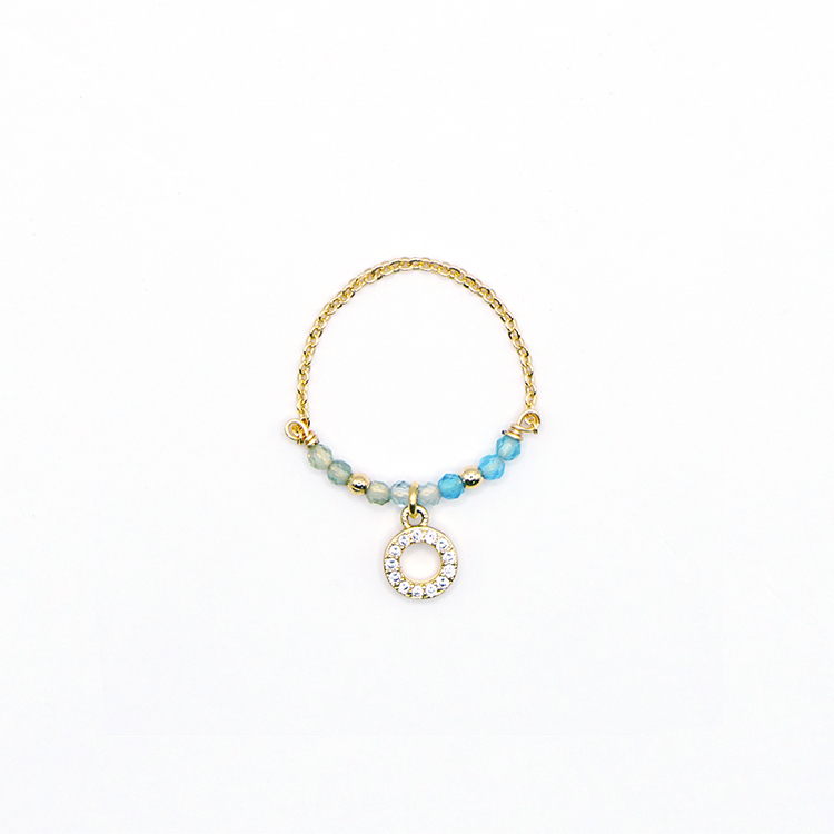 ｜事業運｜茉莉之摯 – 漸層磷灰石 – 線戒