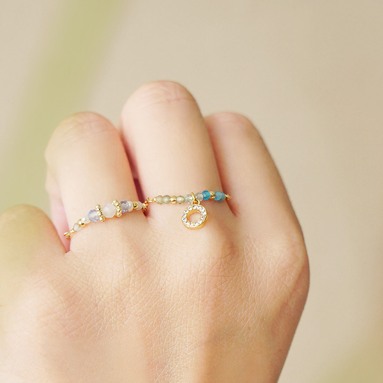 ｜事業運｜茉莉之摯 – 漸層磷灰石 – 線戒