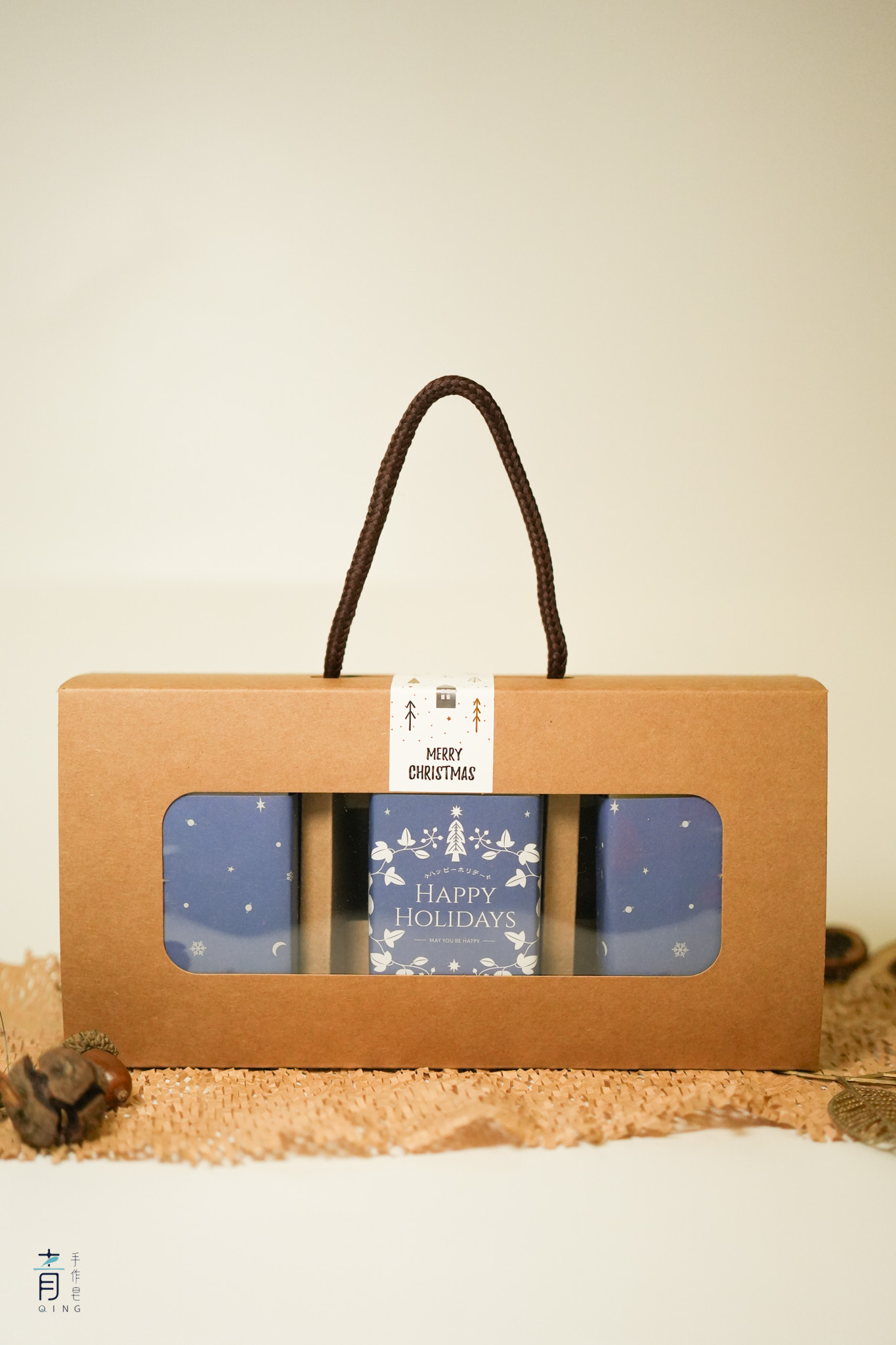 【青手作】聖誕手工皂禮盒|禮盒|交換禮物|聖誕節|送禮