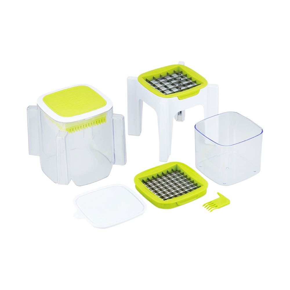 【日本和平】蔬果切丁器/RE-6966/芥黃綠