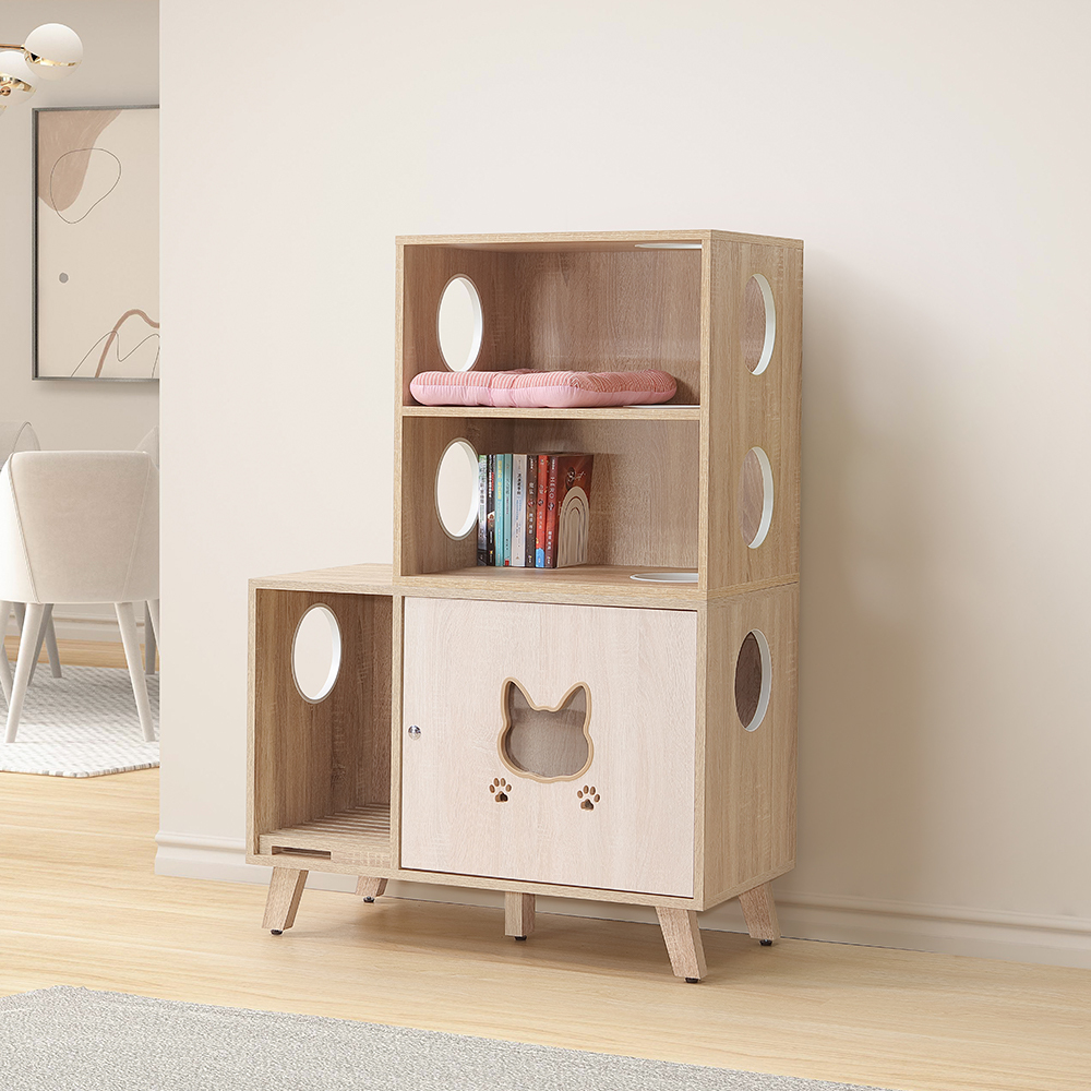 胖胖貓砂櫃x雙層洞洞櫃