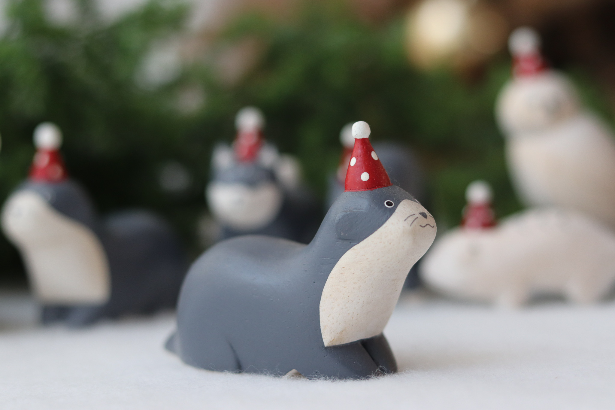 T-lab 聖誕限定 水獺 擺飾