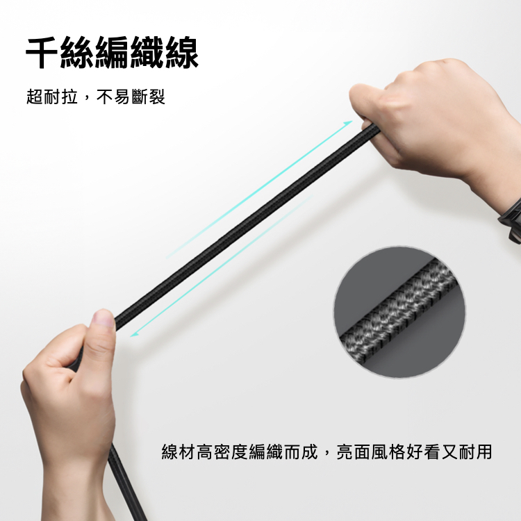 Go Link USB-C to USB-C 100W PD Braided Charging Cable (1.2m)