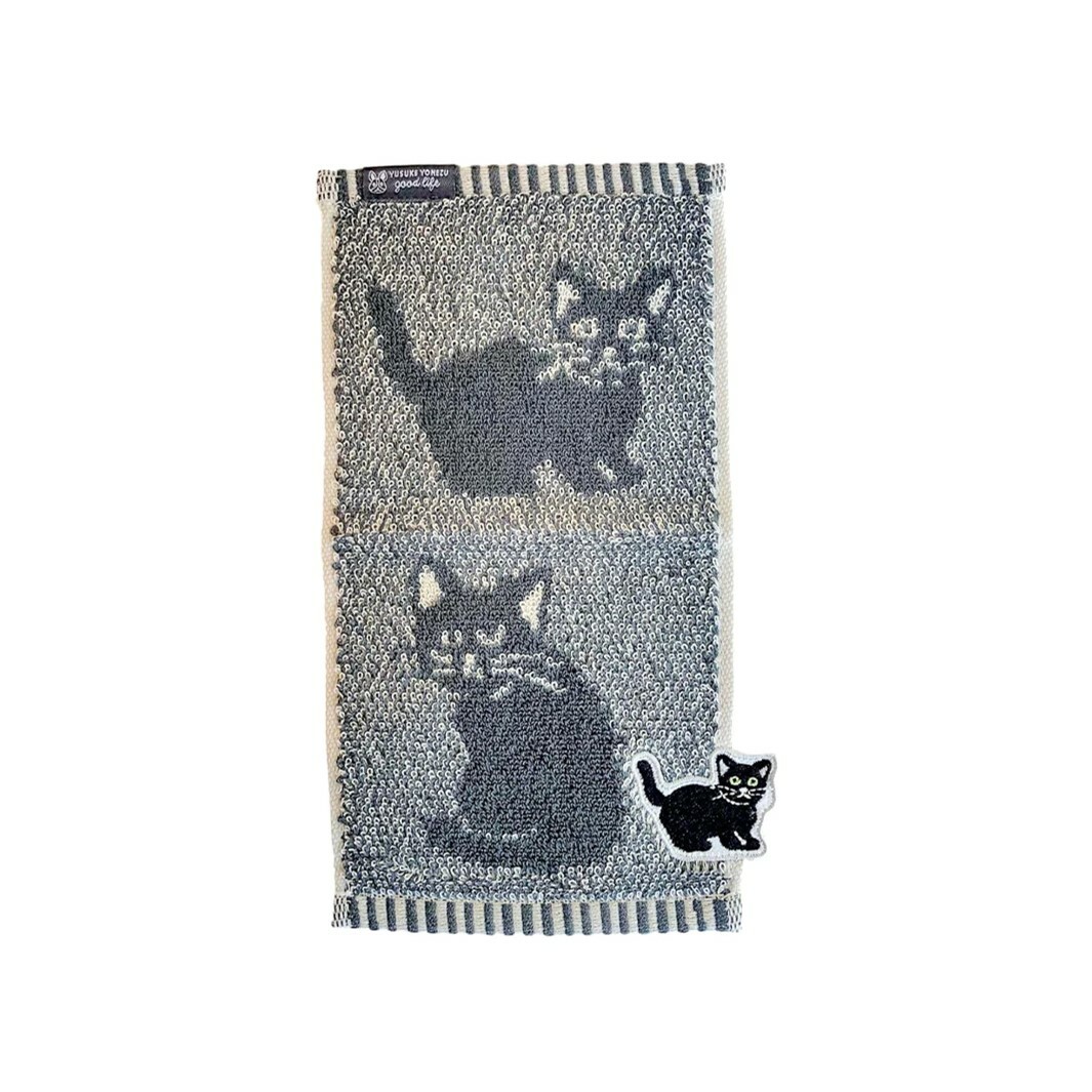 隨身手巾∣米津祐介系列 小黑貓∣日本 Greeting Life