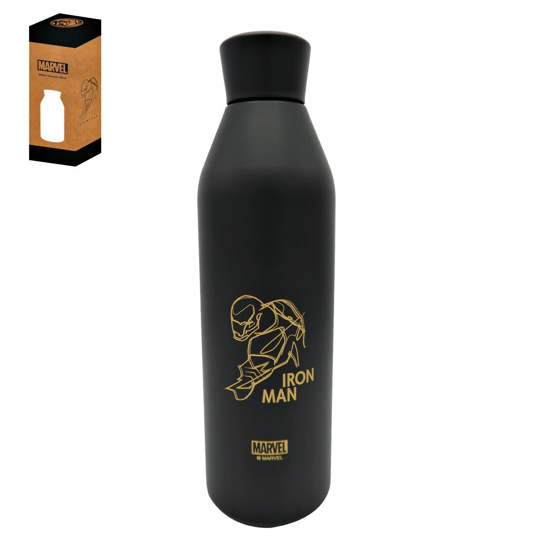 MARVEL - 真空冷熱不鏽鋼保溫杯 保溫壺 | 鐵甲奇俠(600ml)