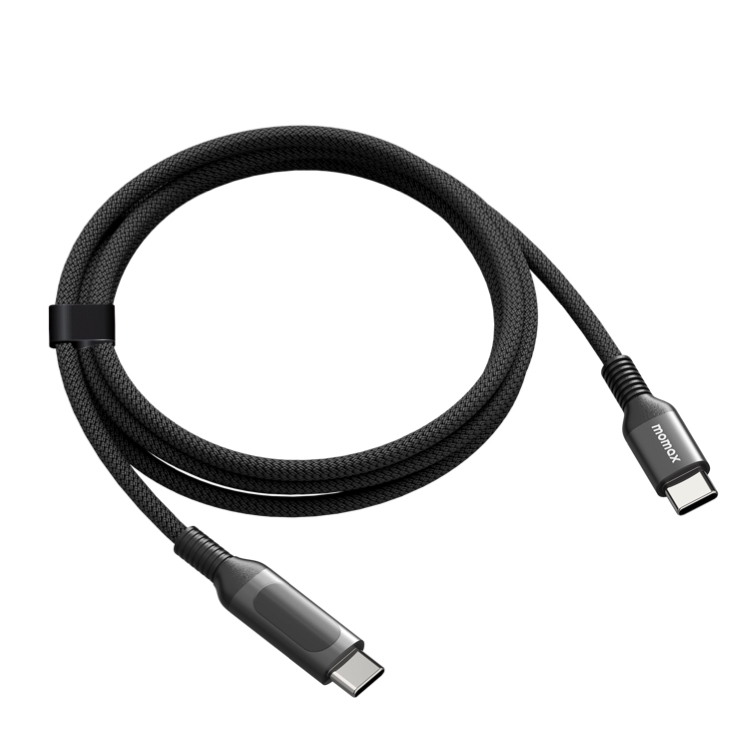 Elitelink USB-C to USB-C PD 100W LED數位顯示充電傳輸線-(1.2m)