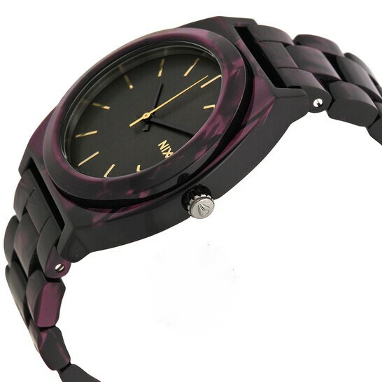 萬年鐘錶 - NIXON 尼克森  衝浪錶   Time Teller  時尚穿搭紫色獨特紋路男錶 / 女錶 A327-1345 錶徑40MM