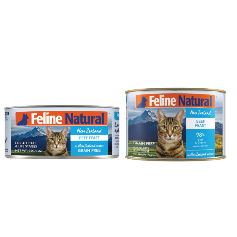 F9 Natural Canned Cat Food Beef Feast．170g