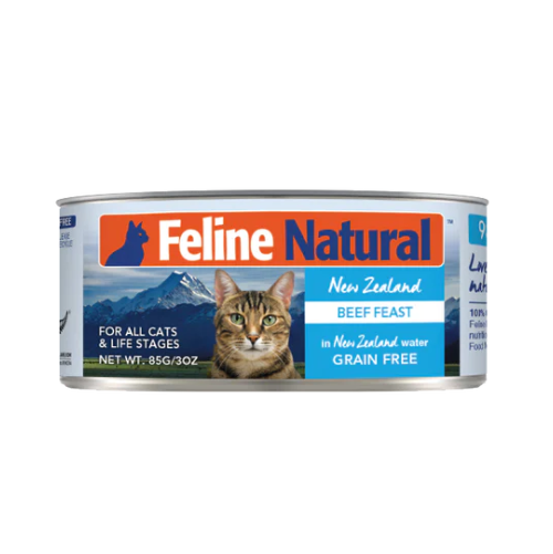 F9 Natural Canned Cat Food Beef Feast．170g