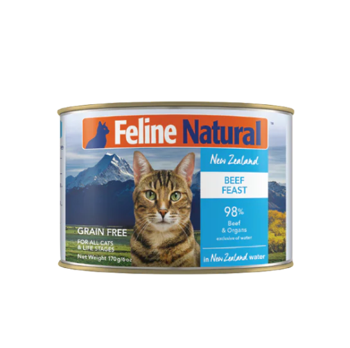 F9 Natural 貓罐頭系列 單一蛋白配方 牛肉盛宴．85g/170g