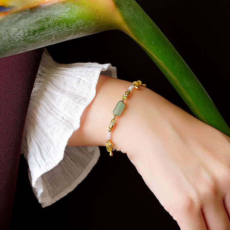 ｜財運｜秋日餘暉 – 東陵玉 – 手鍊